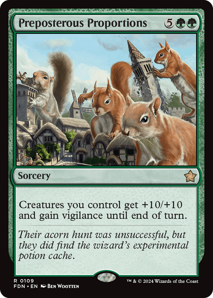Preposterous Proportions (FDN-109) - Foundations Foil - Poke-Collect