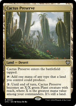 Cactus Preserve (OTC-040) - Outlaws of Thunder Junction Commander - Poke-Collect