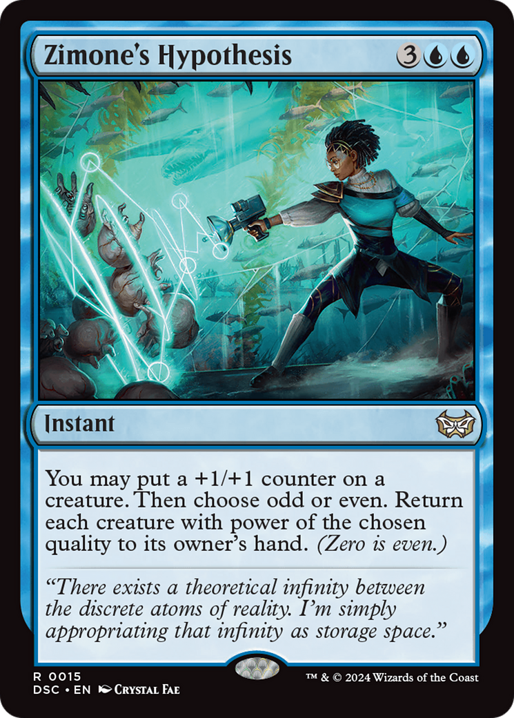 Zimone's Hypothesis (DSC-015) - Duskmourn: House of Horror Commander - Poke-Collect