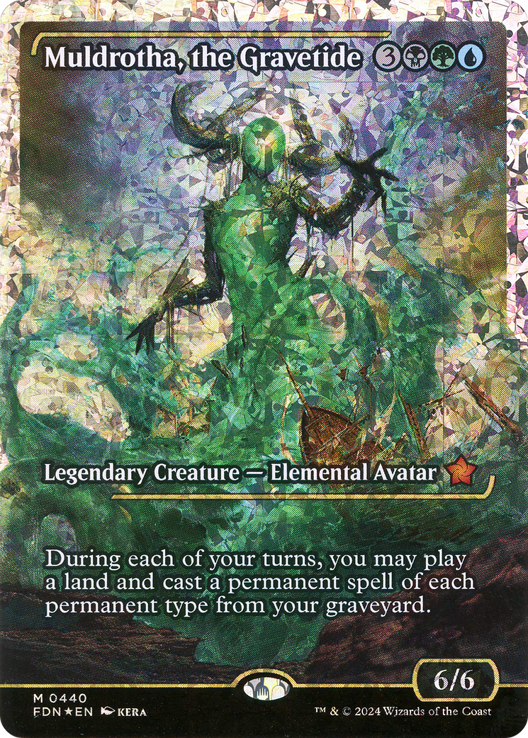 Muldrotha, the Gravetide (FDN-440) - Foundations: (Showcase) Foil - Poke-Collect