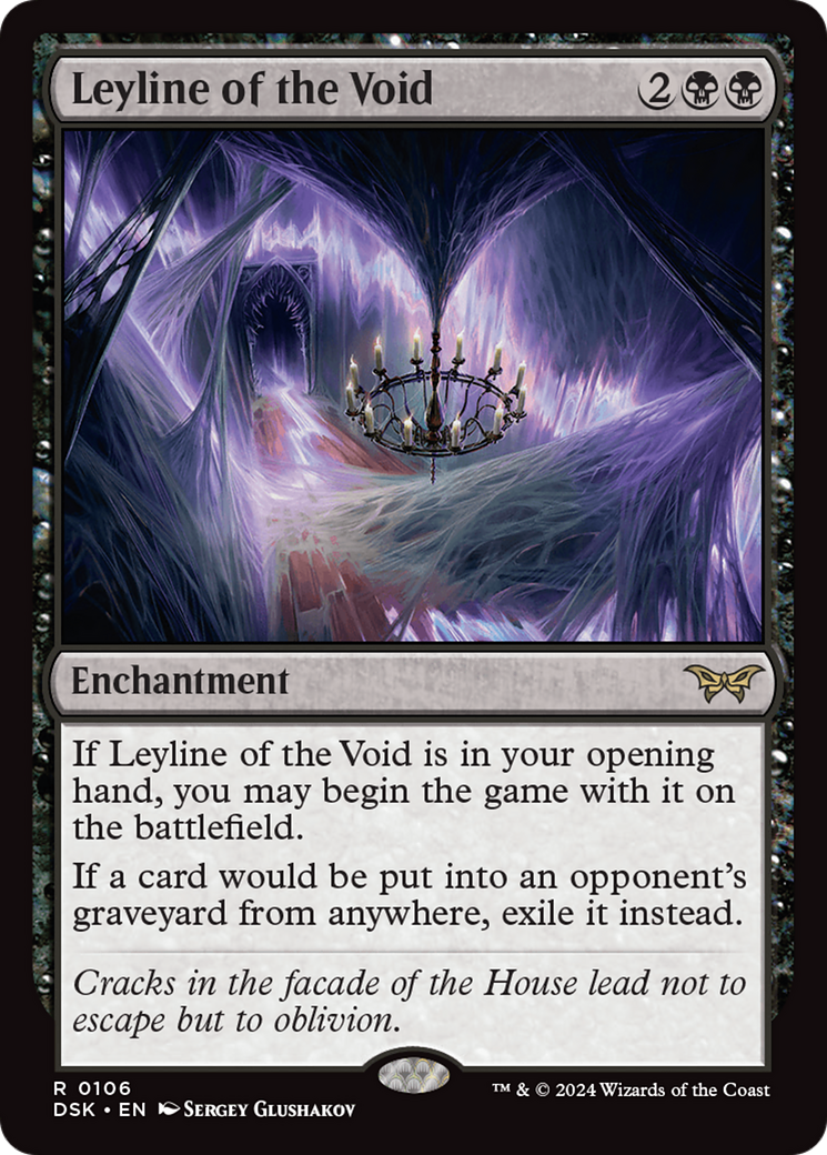 Leyline of the Void (DSK-106) - Duskmourn: House of Horror Foil - Poke-Collect