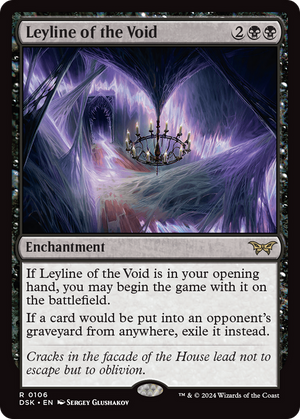 Leyline of the Void (DSK-106) - Duskmourn: House of Horror Foil - Poke-Collect