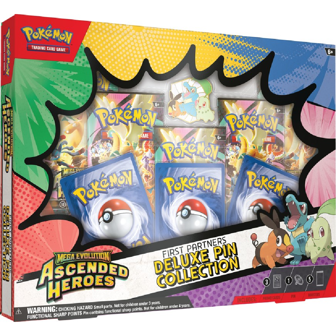 Mega Evolution: Ascended Heroes First Partners Deluxe Pin Collection - Poke-Collect