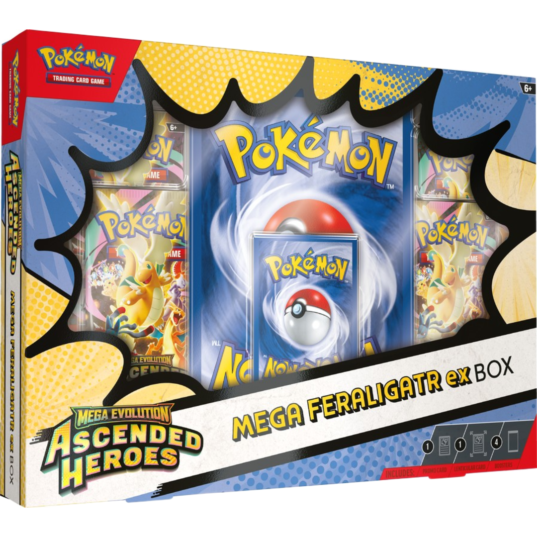 Mega Evolution: Ascended Heroes Mega Ex Box (Feraligatr) - Poke-Collect