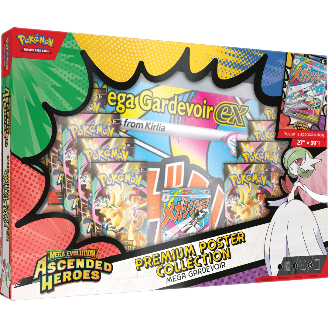 Mega Evolution: Ascended Heroes Premium Poster Collection (Mega Gardevoir) - Poke-Collect