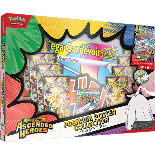 Mega Evolution: Ascended Heroes Premium Poster Collection (Mega Gardevoir) - Poke-Collect