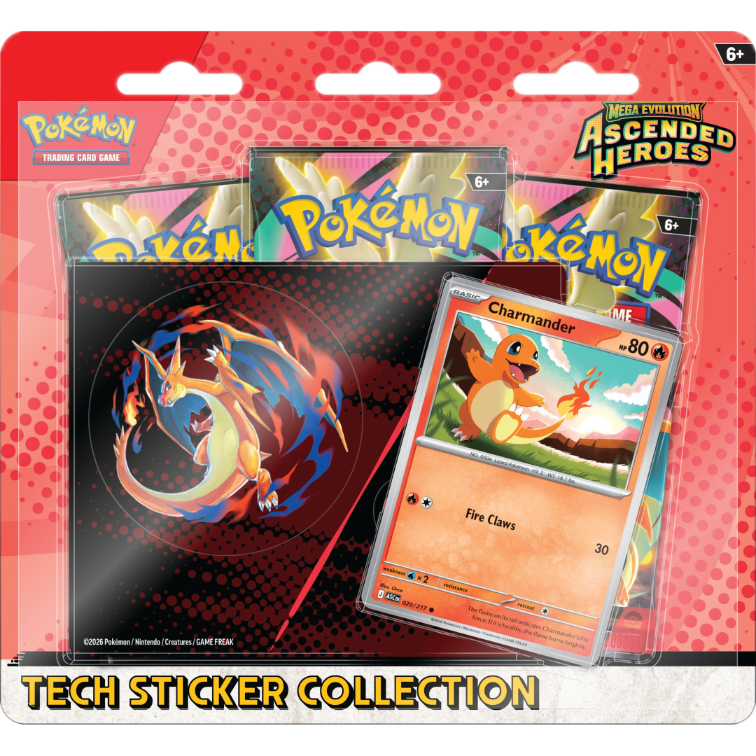 Mega Evolution: Ascended Heroes Tech Sticker Collection (Mega Charizard Y) - Poke-Collect