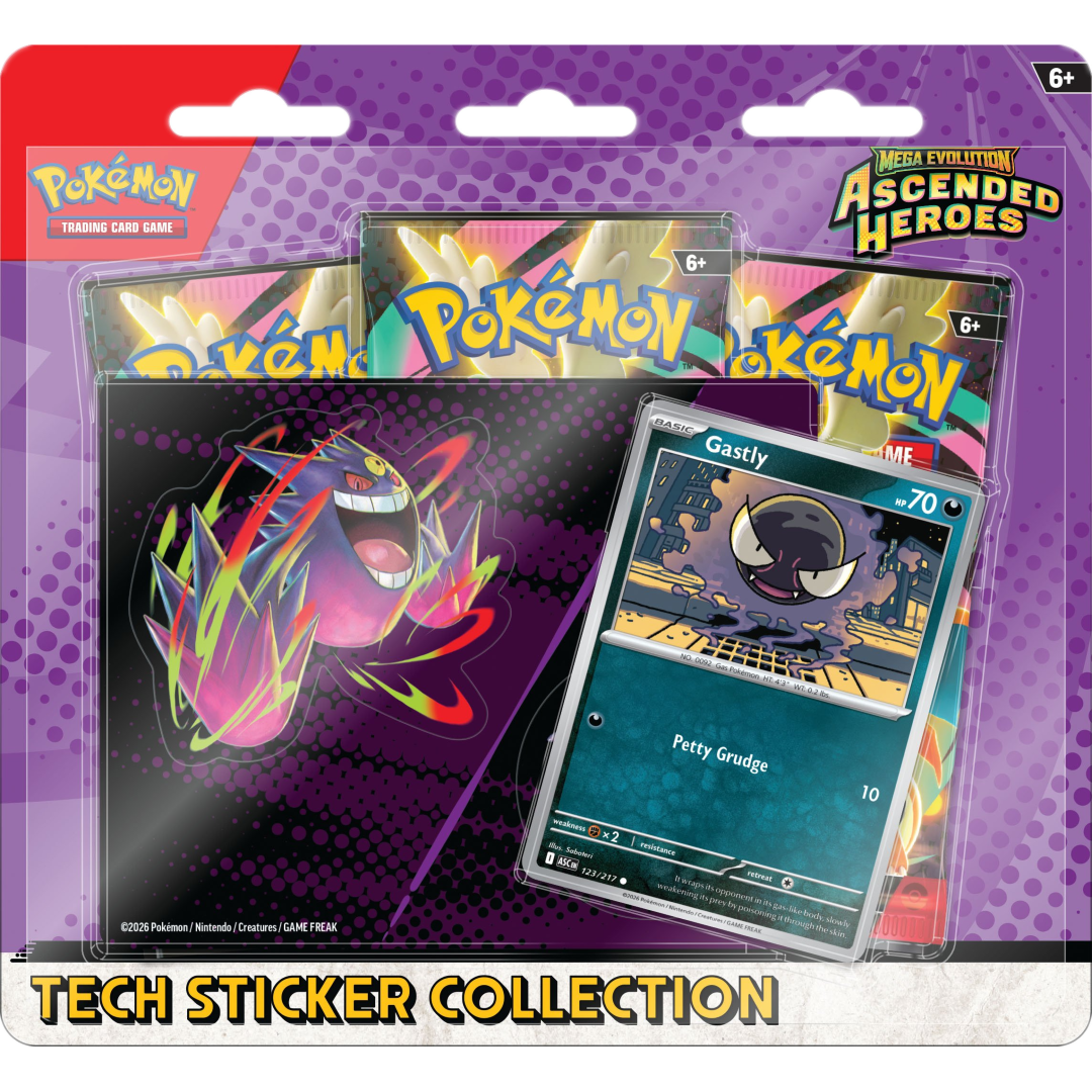 Mega Evolution: Ascended Heroes Tech Sticker Collection (Mega Gengar) - Poke-Collect
