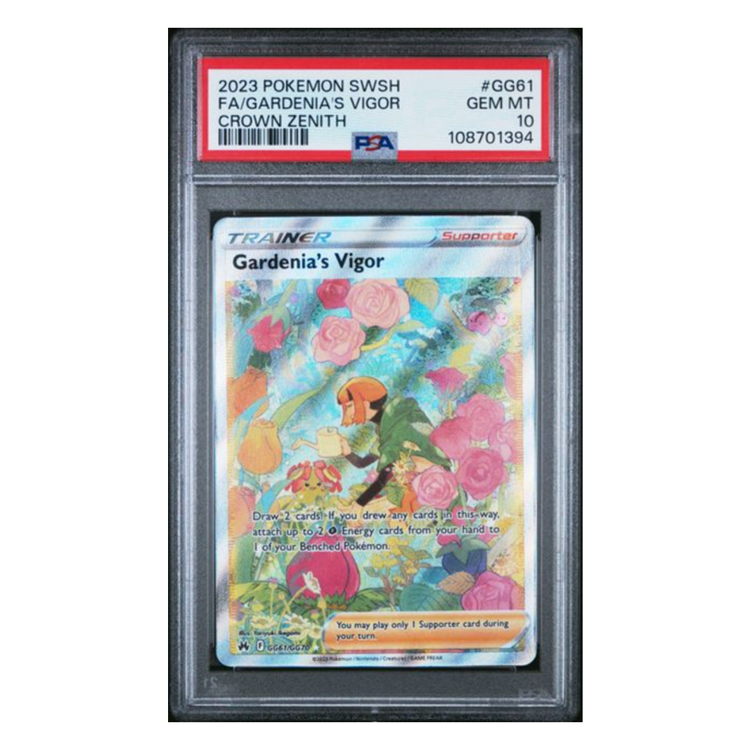 Gardenia's Vigor Crown Zenith #GG61 PSA 10 - Poke-Collect