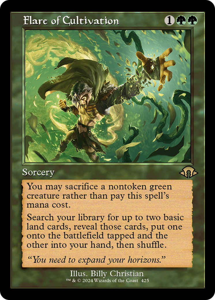 Flare of Cultivation (Retro Frame) (MH3-425) - Modern Horizons 3 Foil - Poke-Collect