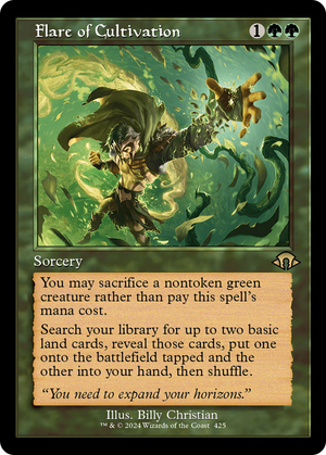 Flare of Cultivation (Retro Frame) (MH3-425) - Modern Horizons 3 - Poke-Collect