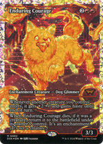 Enduring Courage (DSK-402) - Duskmourn: House of Horror: (Showcase) Foil - Poke-Collect