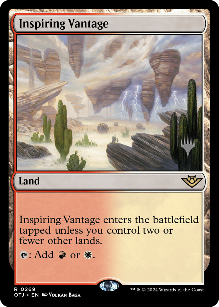 Inspiring Vantage (PPOTJ-269) - Outlaws of Thunder Junction Promos Foil - Poke-Collect