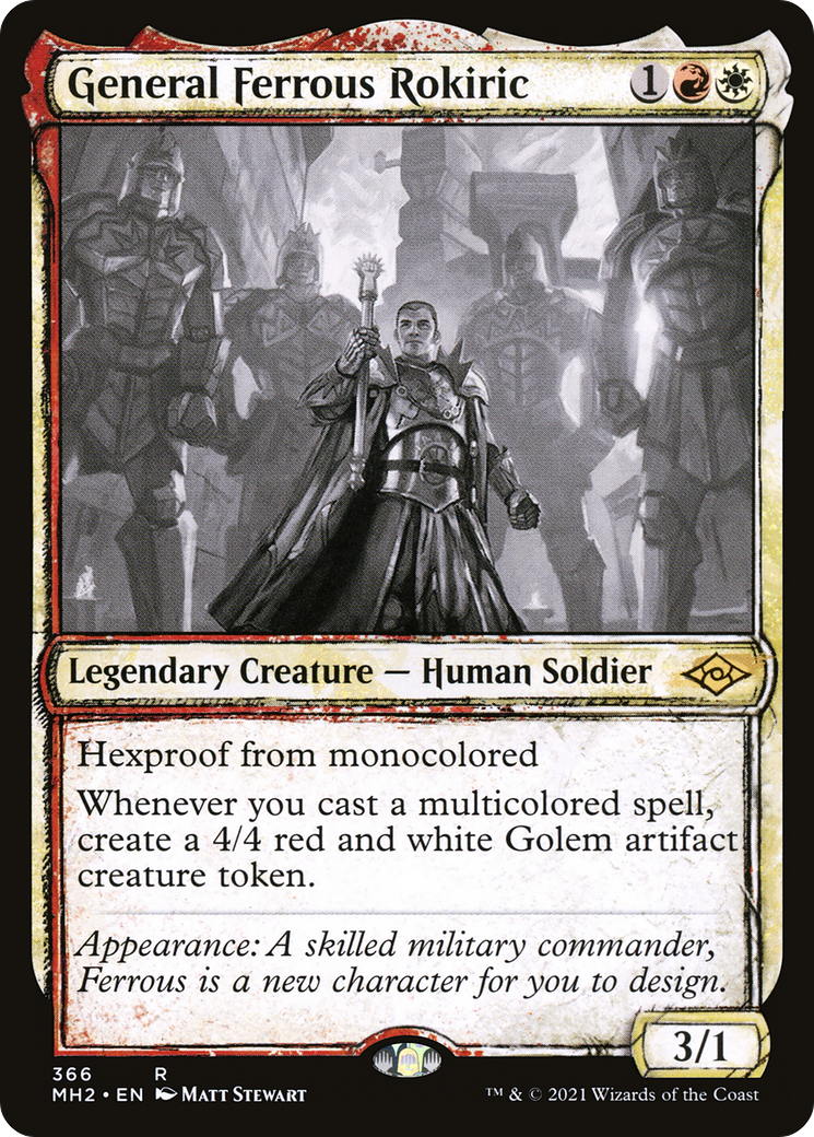 General Ferrous Rokiric (MH2-366) - Modern Horizons 2: (Showcase) - Poke-Collect