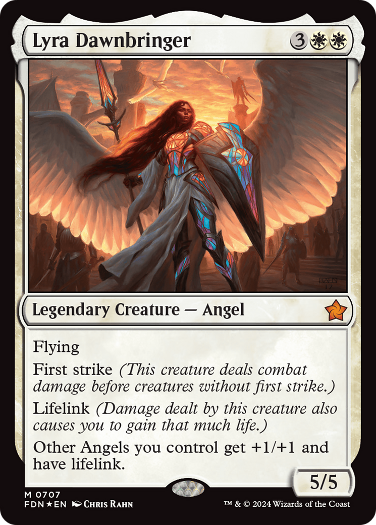 Lyra Dawnbringer (FDN-707) - Foundations Foil - Poke-Collect