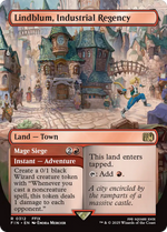 Lindblum, Industrial Regency // Mage Siege (FIN-312) - FINAL FANTASY (Borderless) Foil - Poke-Collect