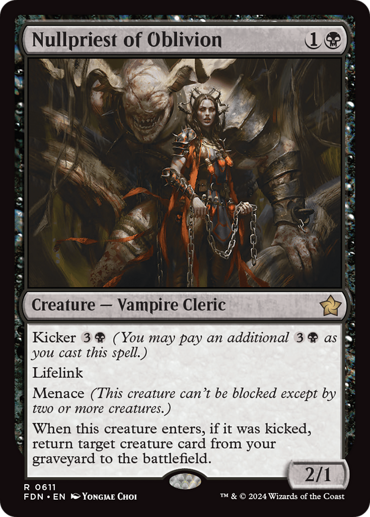 Nullpriest of Oblivion (FDN-611) - Foundations - Poke-Collect