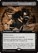 Grievous Wound (DSK-375) - Duskmourn: House of Horror: (Extended Art) Foil - Poke-Collect