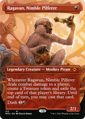 Ragavan, Nimble Pilferer (MH2-315) - Modern Horizons 2 (Borderless) - Poke-Collect