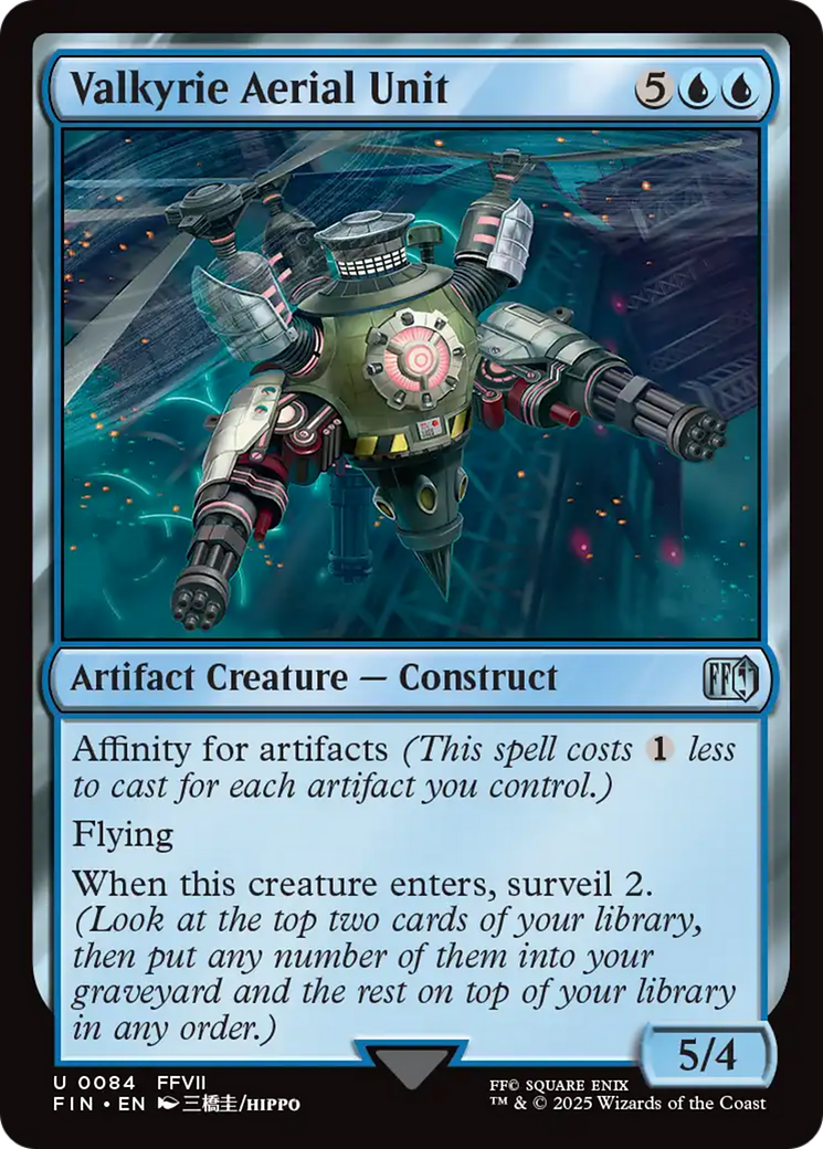 Valkyrie Aerial Unit (FIN-084) - FINAL FANTASY Foil - Poke-Collect