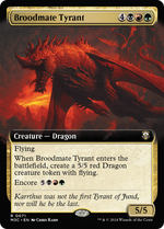 Broodmate Tyrant (M3C-071) - Modern Horizons 3 Commander: (Extended Art) - Poke-Collect