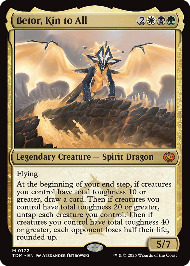 Betor, Kin to All (TDM-172) - Tarkir: Dragonstorm - Poke-Collect