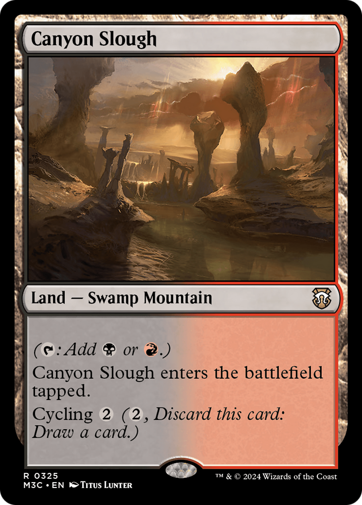 Canyon Slough (M3C-325) - Modern Horizons 3 Commander - Poke-Collect