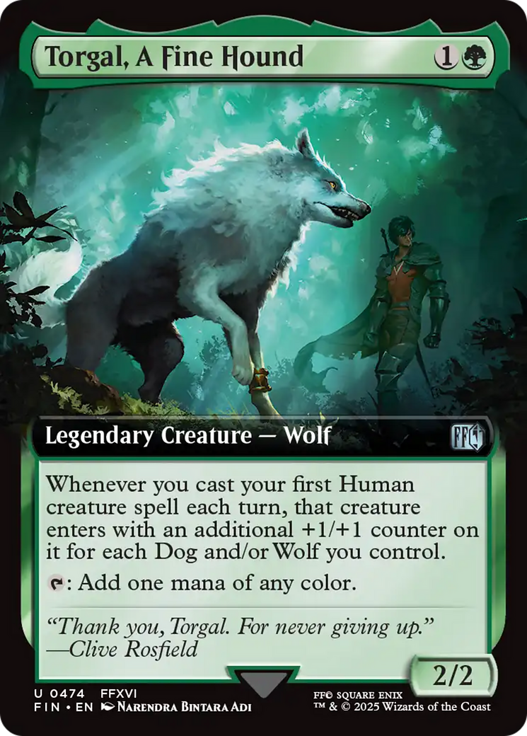Torgal, A Fine Hound (FIN-474) - FINAL FANTASY: (Extended Art) - Poke-Collect