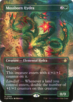 Mossborn Hydra (FDN-399) - Foundations (Borderless) Foil - Poke-Collect
