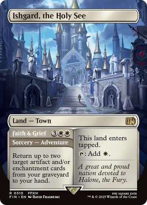 Ishgard, the Holy See // Faith & Grief (FIN-310) - FINAL FANTASY (Borderless) - Poke-Collect