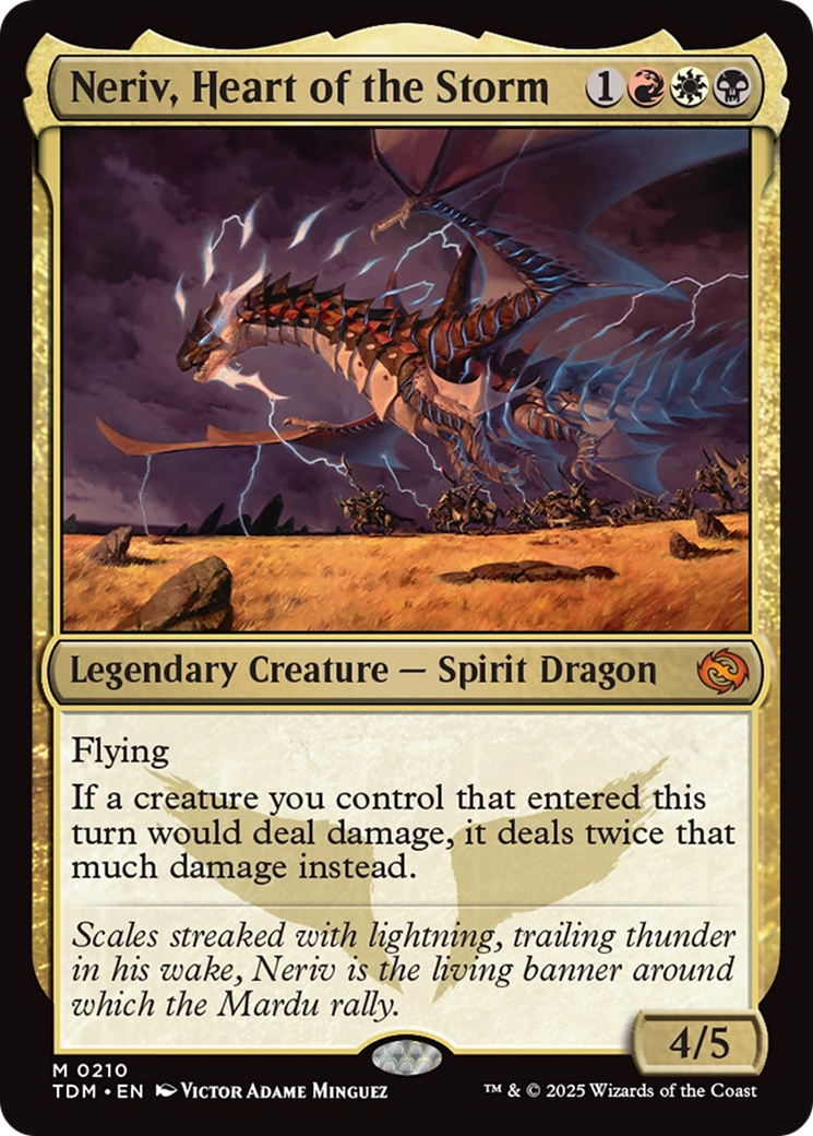 Neriv, Heart of the Storm (TDM-210) - Tarkir: Dragonstorm - Poke-Collect