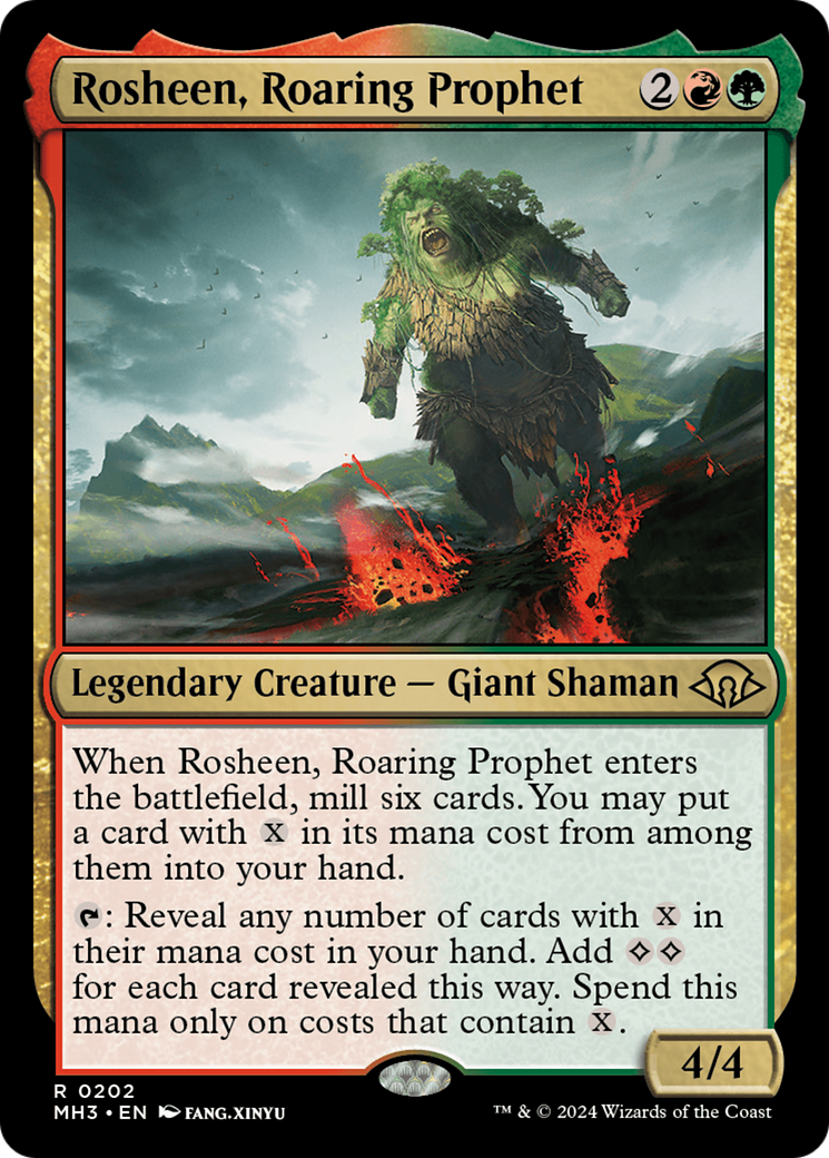 Rosheen, Roaring Prophet (MH3-202) - Modern Horizons 3 Foil - Poke-Collect