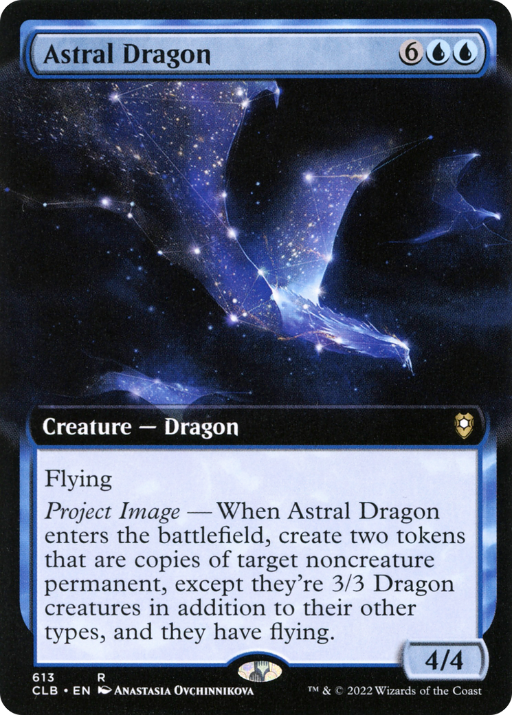 Astral Dragon (CLB-613) - Commander Legends: Battle for Baldur's Gate: (Extended Art) - Poke-Collect