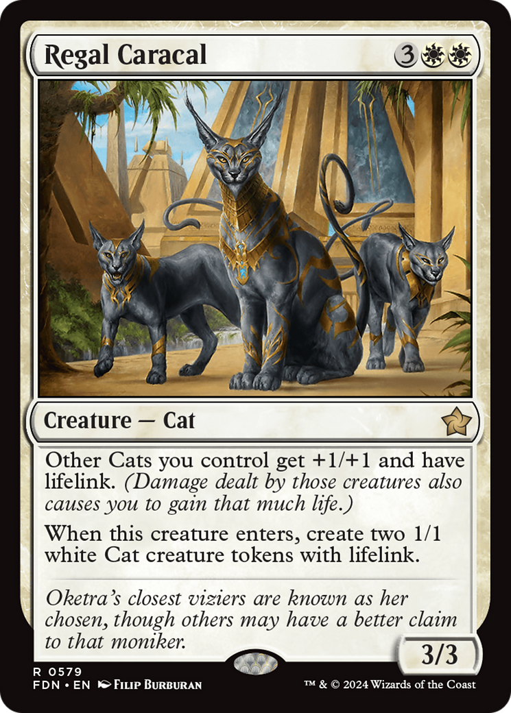 Regal Caracal (FDN-579) - Foundations - Poke-Collect