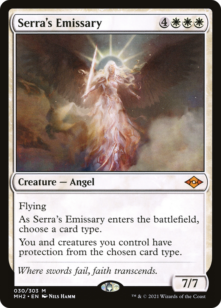 Serra's Emissary (MH2-030) - Modern Horizons 2 - Poke-Collect