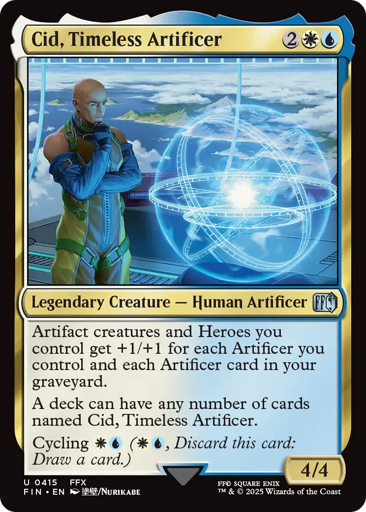 Cid, Timeless Artificer (FIN-415) - FINAL FANTASY Foil - Poke-Collect