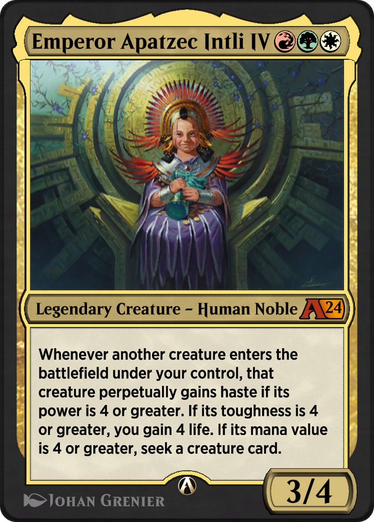 Emperor Apatzec Intli IV (YOTJ-021) - Alchemy: Outlaws of Thunder Junction - Poke-Collect
