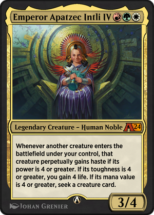 Emperor Apatzec Intli IV (YOTJ-021) - Alchemy: Outlaws of Thunder Junction - Poke-Collect