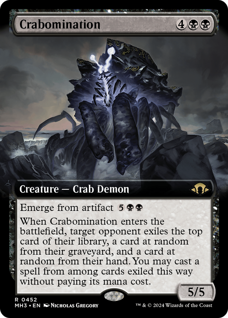Crabomination (Extended Art) (MH3-452) - Modern Horizons 3: (Extended Art) Foil - Poke-Collect