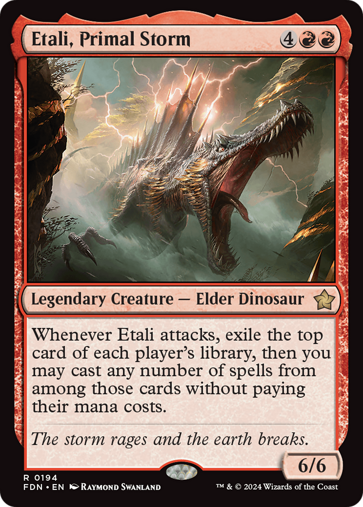 Etali, Primal Storm (FDN-194) - Foundations Foil - Poke-Collect