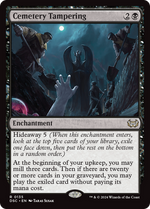 Cemetery Tampering (DSC-135) - Duskmourn: House of Horror Commander - Poke-Collect