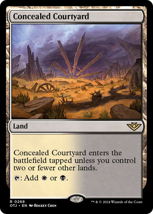 Concealed Courtyard (OTJ-268) - Outlaws of Thunder Junction - Poke-Collect