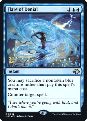 Flare of Denial (PRE-062) - Modern Horizons 3 Promos Foil - Poke-Collect