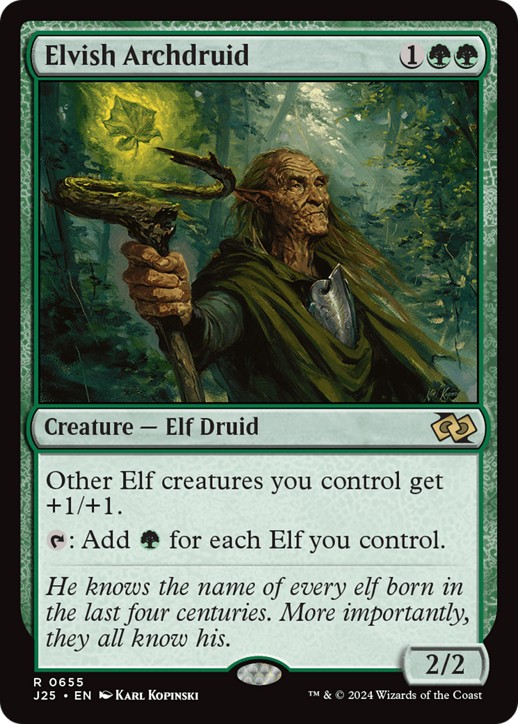 Elvish Archdruid (J25-655) - Foundations Jumpstart - Poke-Collect