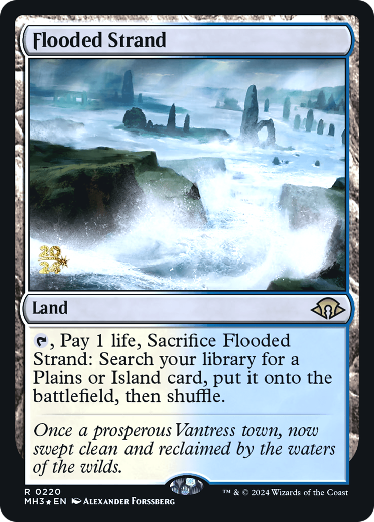 Flooded Strand (PRE-220) - Modern Horizons 3 Promos Foil - Poke-Collect