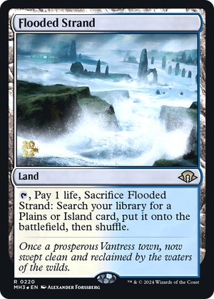 Flooded Strand (PRE-220) - Modern Horizons 3 Promos Foil - Poke-Collect