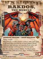 Rakdos, the Muscle (OTJ-297) - Outlaws of Thunder Junction: (Showcase) (Borderless) - Poke-Collect