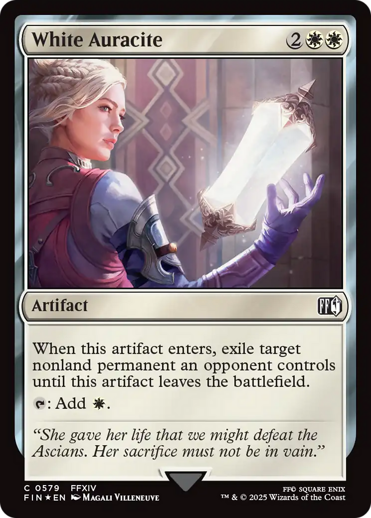White Auracite (FIN-579) - FINAL FANTASY Foil - Poke-Collect