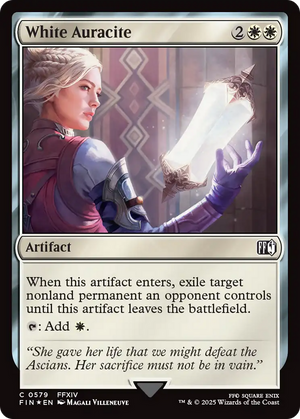 White Auracite (FIN-579) - FINAL FANTASY Foil - Poke-Collect