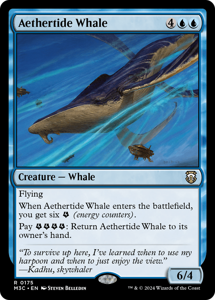 Aethertide Whale (M3C-175) - Modern Horizons 3 Commander - Poke-Collect